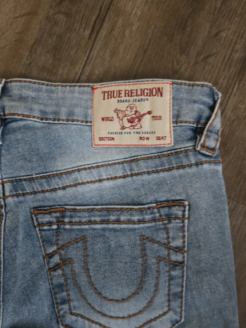 True Religion Light Blue Bootcut Jeans - Picture 8 of 11